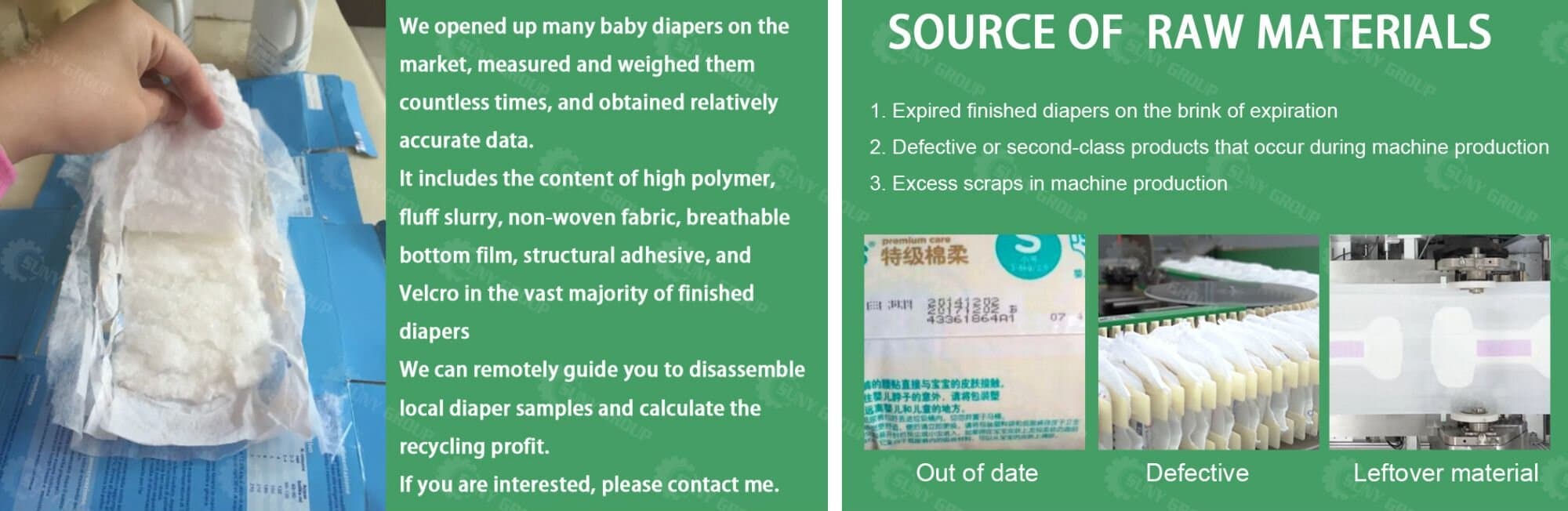 Baby-Diaper-Recycling-Plant-Raw-Materials