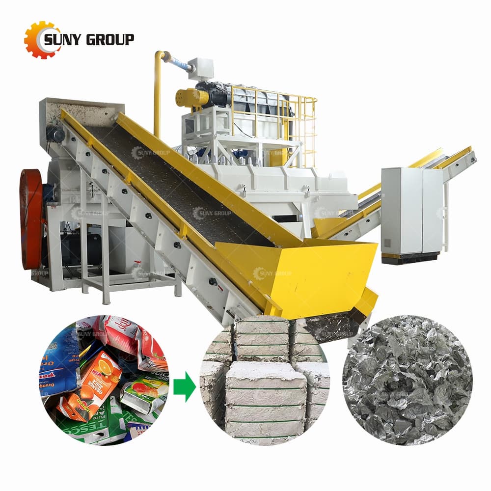 Paper-Plastic Recycling Machine