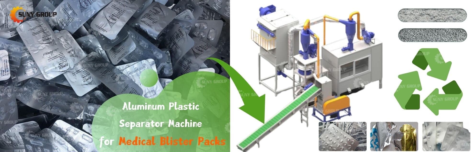 Aluminum Plastic Separator Machine for Medical Blister Packs