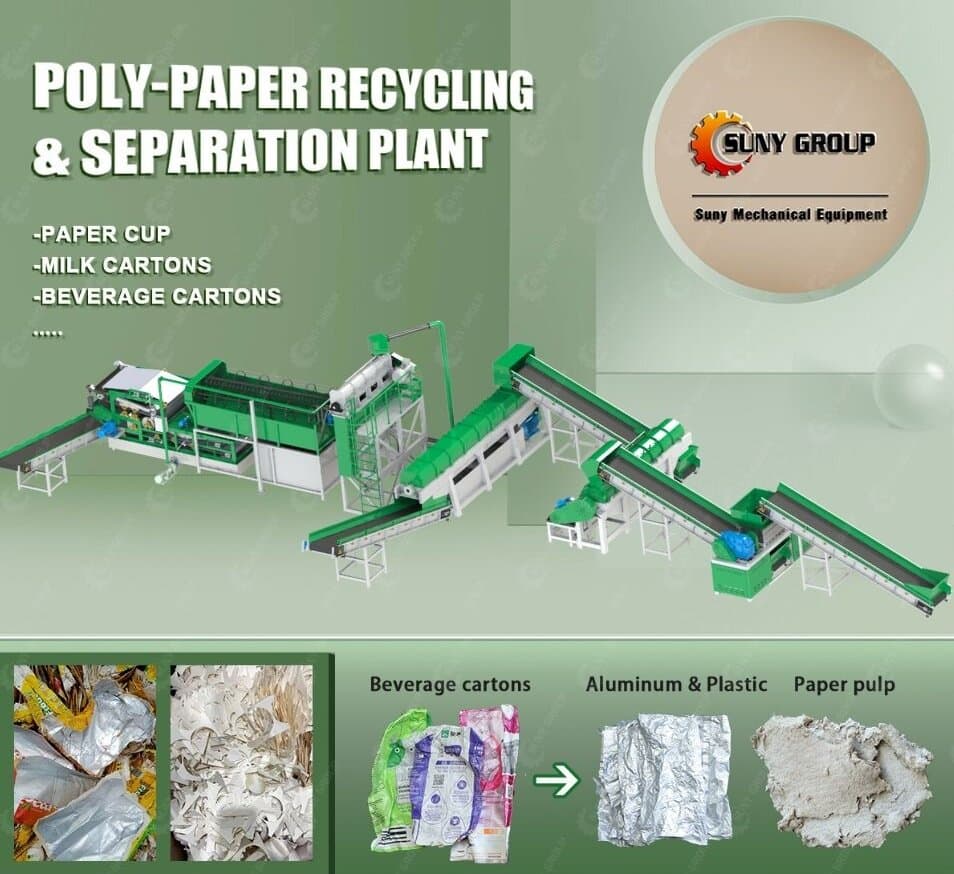 Poly-Paper Recycling & Separation Plant