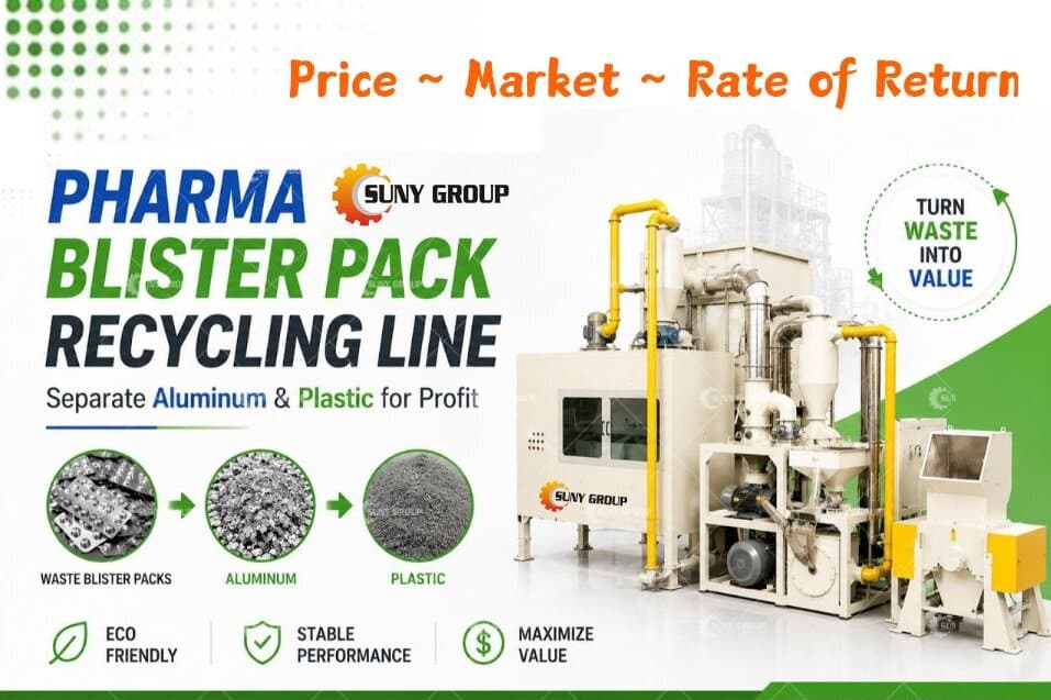 Pharmaceutical Blister Recycling Machine for Aluminum Separation