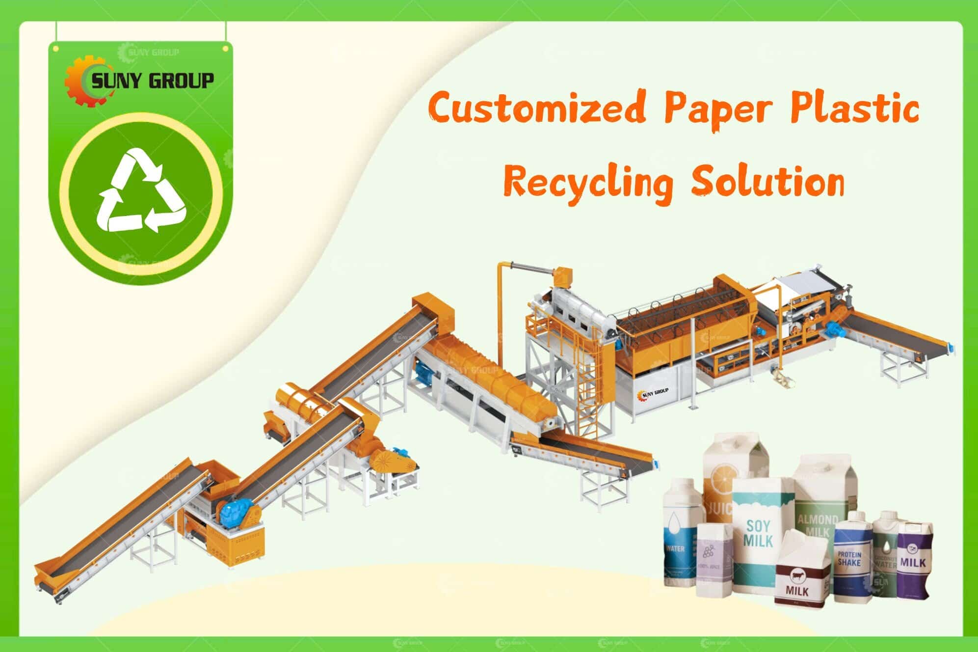 Customized Paper Plastic Recycling Solution
