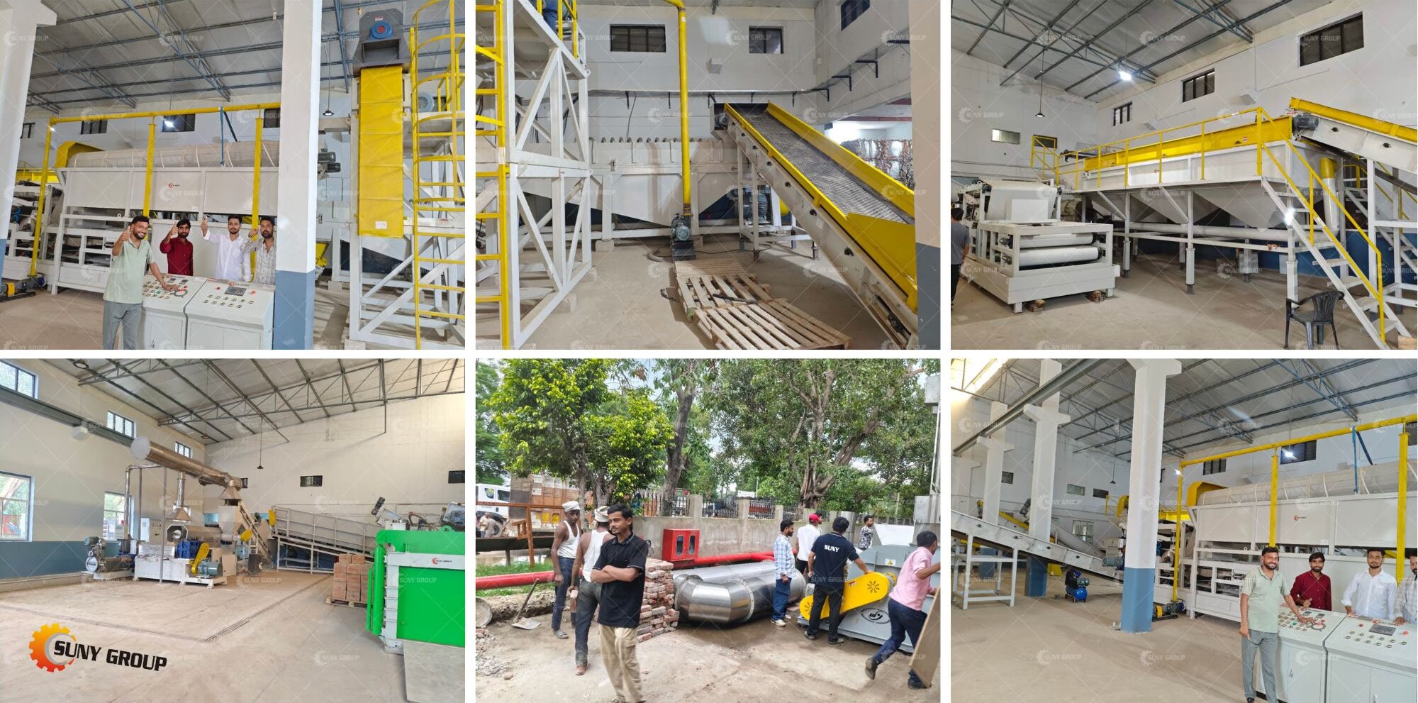 Tetra Pak Milk Carton Recycling Machine Project in India